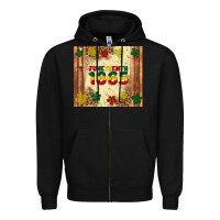 Black juneteenth 1865 Zipper Hoodie - Artiststas