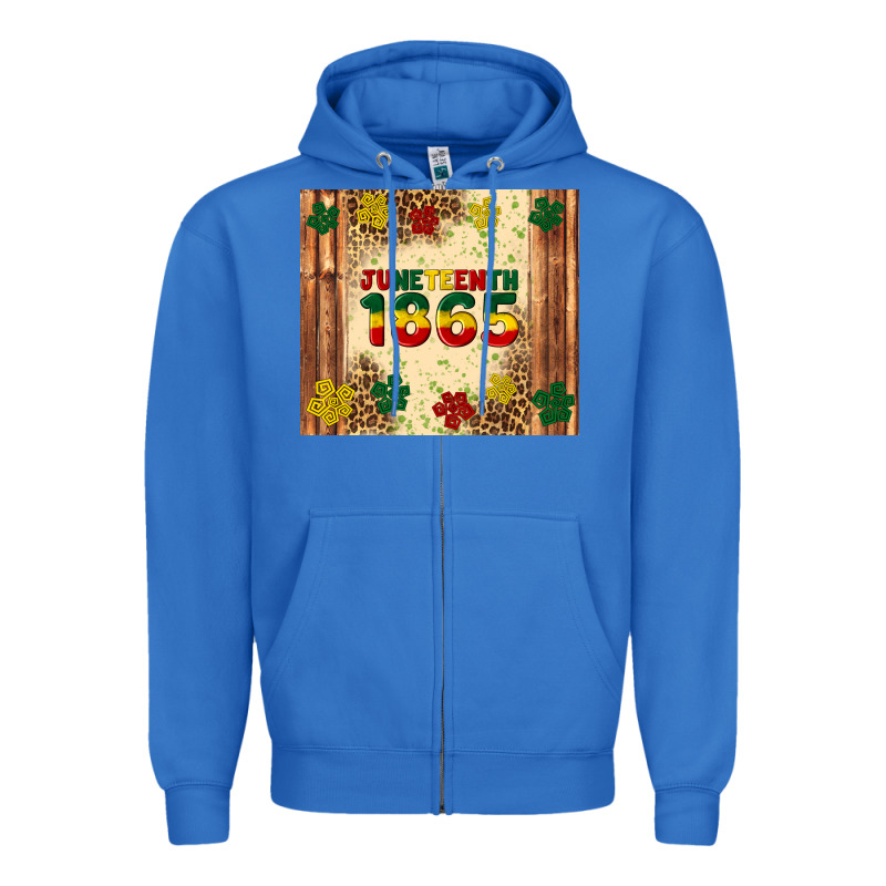 Juneteenth 1865 Zipper Hoodie by Artiststas | Teevron