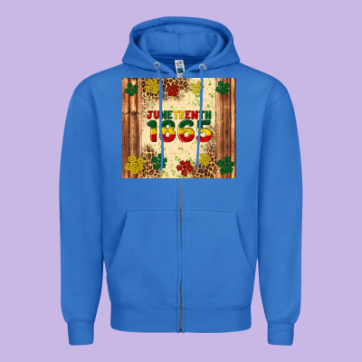 Juneteenth 1865 Zipper Hoodie Designed By Artiststas