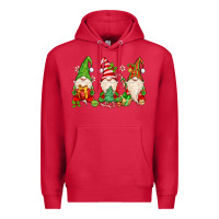 Cardinal christmas gnomes Premium Hoodie - MaliasSmallBusiness