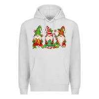 Dove Grey christmas gnomes Premium Hoodie - MaliasSmallBusiness