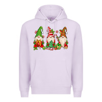 Lilac christmas gnomes Premium Hoodie - MaliasSmallBusiness
