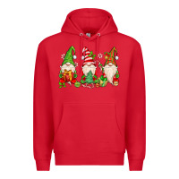 Red christmas gnomes Premium Hoodie - MaliasSmallBusiness