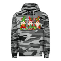 Slate Camo christmas gnomes Premium Hoodie - MaliasSmallBusiness