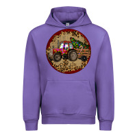 Tulip Christmas Tractor Urban Hoodie - RanaPortraitStore