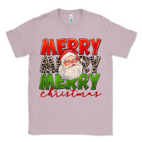 Lilac Merry Christmas Santa Classic Tee - FaDigitalArtStudio