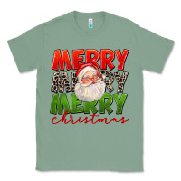 Sage Merry Christmas Santa Classic Tee - FaDigitalArtStudio