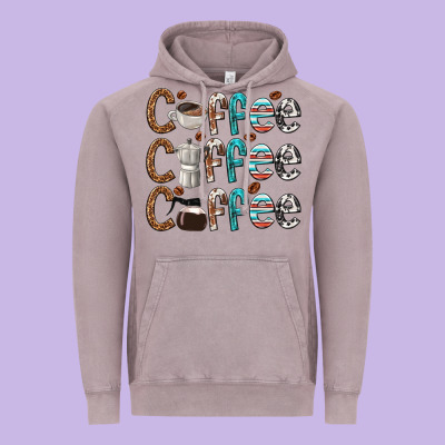 Vintage Hoodie coffee coffee coffee