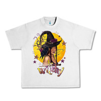 Lunar Rock Be Witchy Black Witch Urban Heavy Tee - texasbilliewilder