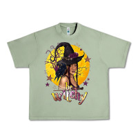 Oil Green Be Witchy Black Witch Urban Heavy Tee - texasbilliewilder