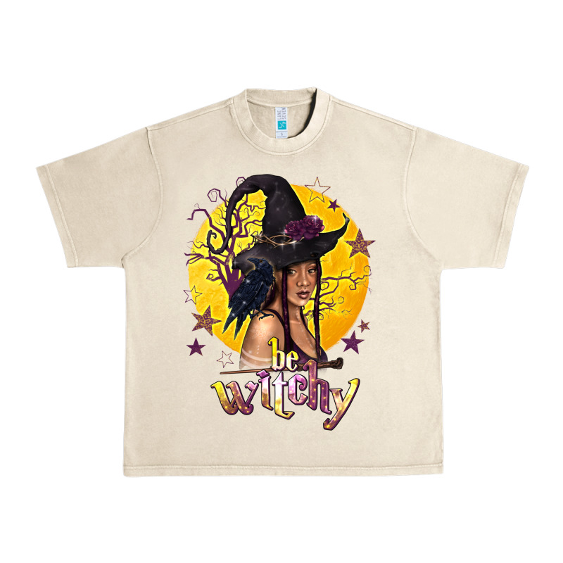 Be Witchy Black Witch Urban Heavy Tee by texasbilliewilder | Teevron