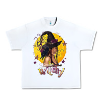White Be Witchy Black Witch Urban Heavy Tee - texasbilliewilder