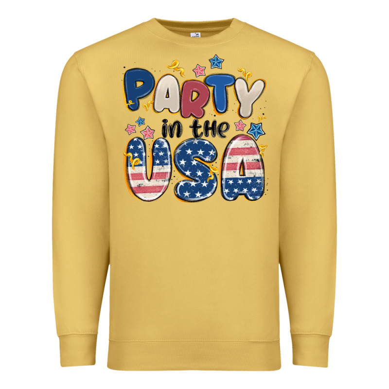 Party In The Usa Premium Sweatshirt by MaliasSmallBusiness | Teevron