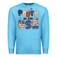 Ocean Blue party in the usa Premium Sweatshirt - MaliasSmallBusiness