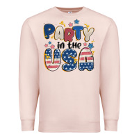 Pale Pink party in the usa Premium Sweatshirt - MaliasSmallBusiness