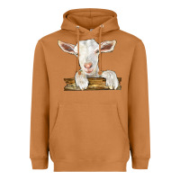 Meerkat baby cashmere goat Heavyweight Hoodie - LillyAllenDesigns