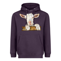 Plum baby cashmere goat Heavyweight Hoodie - LillyAllenDesigns