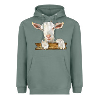 Sage baby cashmere goat Heavyweight Hoodie - LillyAllenDesigns