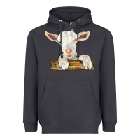 Smoke baby cashmere goat Heavyweight Hoodie - LillyAllenDesigns