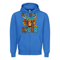 True Royal not today heifer long haired cow Zipper Hoodie - Jasminsmagicworld
