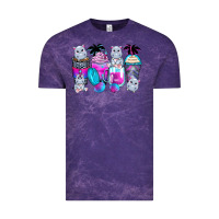 Cloud Purple hippopotamus coffee cups Vintage Tee - Zillion Design Studio