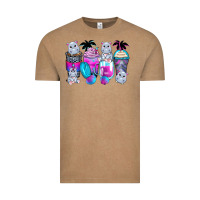 Vintage Coffee hippopotamus coffee cups Vintage Tee - Zillion Design Studio