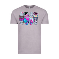 Vintage Zinc hippopotamus coffee cups Vintage Tee - Zillion Design Studio