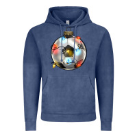 Vintage Denim christmas  soccer Vintage Hoodie - Zillion Design Studio