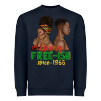 Navy living free ish since 1865 with afro black woman a Heavyweight Sweatshirt - texasbilliewilder