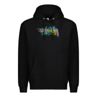 Black artist shot Premium Hoodie - chombo