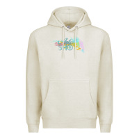 Oatmeal Heather artist shot Premium Hoodie - chombo