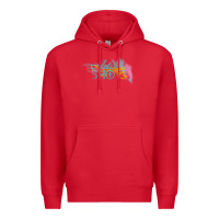 Red artist shot Premium Hoodie - chombo