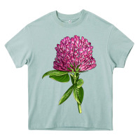 Arona Red Clover Illustrations Heavy Core Tee - LillyAllenDesigns