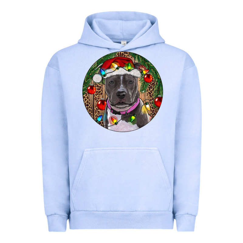 Christmas Pitbull Urban Hoodie by RanaPortraitStore | Teevron