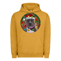 Pigment Peanut Butter Christmas Pitbull Urban Hoodie - RanaPortraitStore