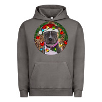 Pigment Tornado Christmas Pitbull Urban Hoodie - RanaPortraitStore