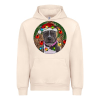Sandshell Christmas Pitbull Urban Hoodie - RanaPortraitStore
