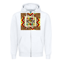 White young black and free Zipper Hoodie - Artiststas