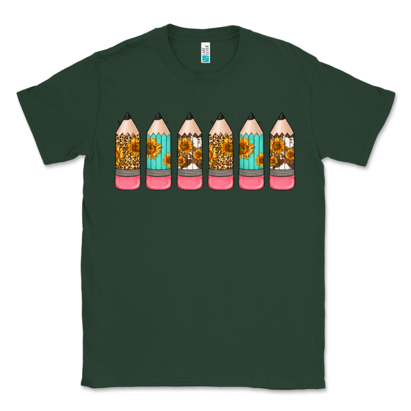 Western Teacher Pencils 16oz Libbey Glass Classic Tee by HRA Design Shop | Teevron
