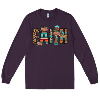 Plum faith Long Sleeve Tee - RacoonDesign