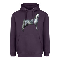 Plum Tennessee Walking Horse Heavyweight Hoodie - LillyAllenDesigns
