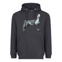 Smoke Tennessee Walking Horse Heavyweight Hoodie - LillyAllenDesigns