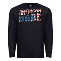 Black American babe Premium Sweatshirt - MaliasSmallBusiness