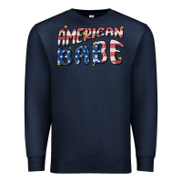 Navy American babe Premium Sweatshirt - MaliasSmallBusiness