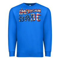 True Royal American babe Premium Sweatshirt - MaliasSmallBusiness