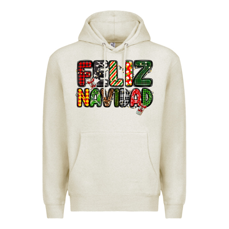 Feliz Navidad Premium Hoodie by MaliasSmallBusiness | Teevron