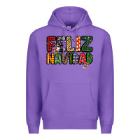 Purple feliz navidad Premium Hoodie - MaliasSmallBusiness