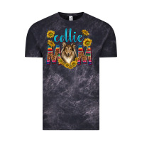 Cloud Black western collie mom Vintage Tee - texasbilliewilder
