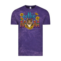 Cloud Purple western collie mom Vintage Tee - texasbilliewilder