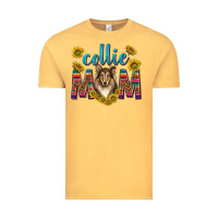Vintage Mustard western collie mom Vintage Tee - texasbilliewilder